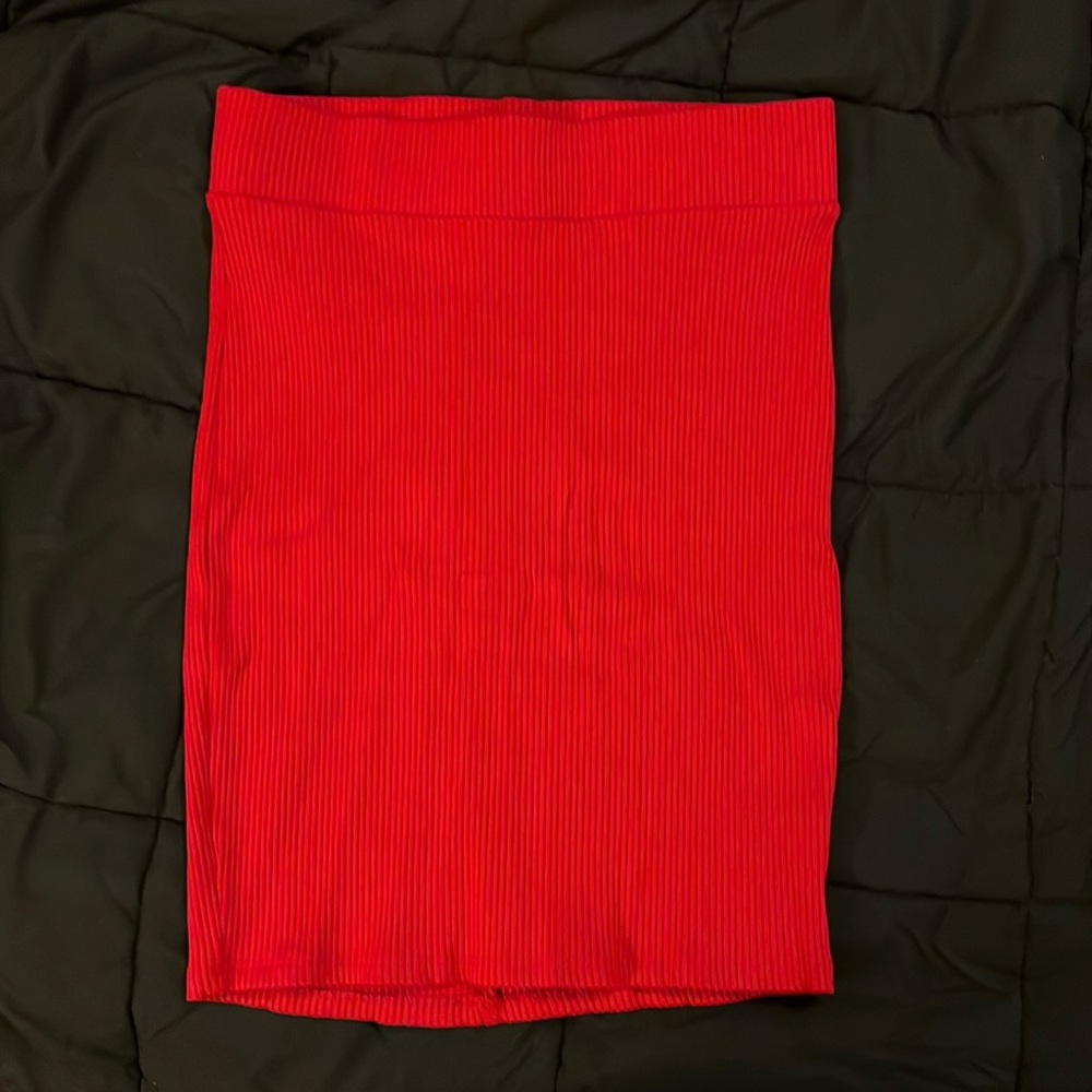 Fashion Nova Red Skirt